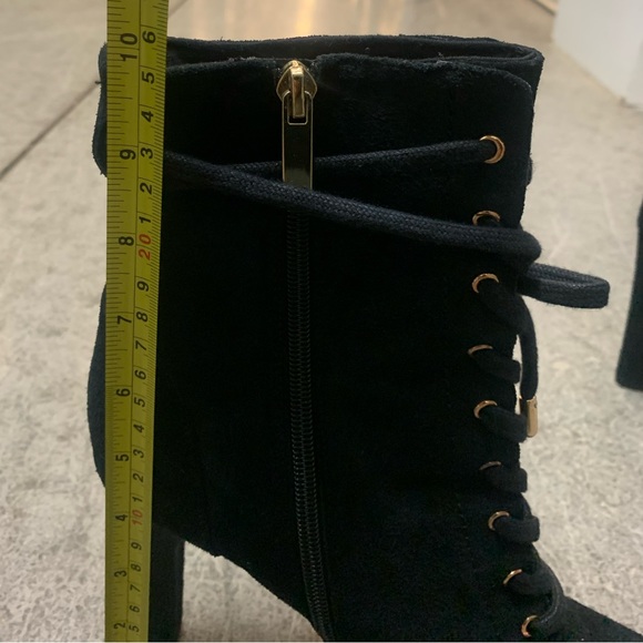 Leather Black Boot Heels - Picture 5 of 16